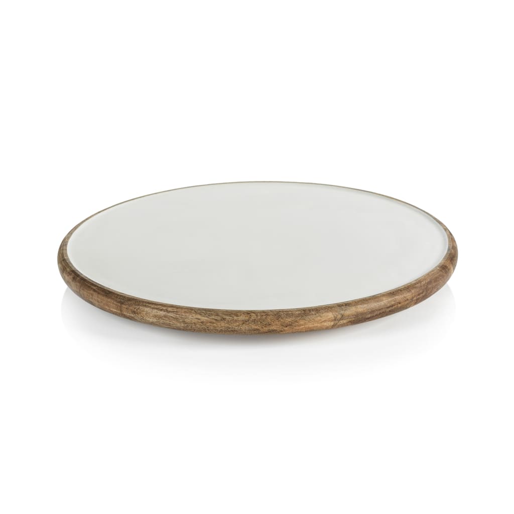Petrolina Mango Wood Lazy Susan - 18" dia x 2"