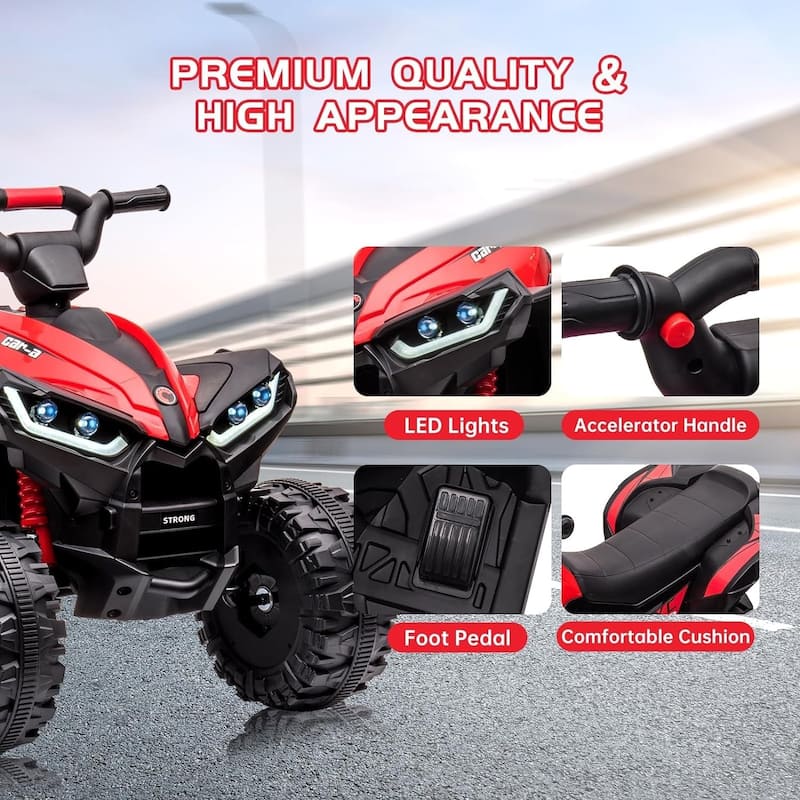 Kids ATV Ride on Toy 12V 4 Power Wheels for Kids