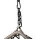 preview thumbnail 9 of 11, Cayuse Outdoor Wicker Hanging Tear Drop Chair by Christopher Knight Home