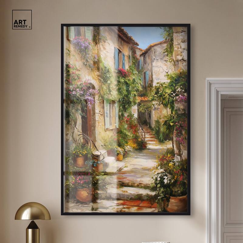 Mediterranean Charm II Shadowbox by Art Remedy