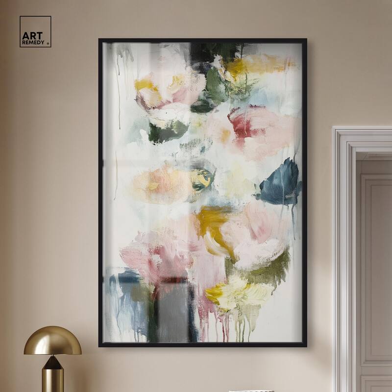 Dripping Colors I Shadowbox by Art Remedy