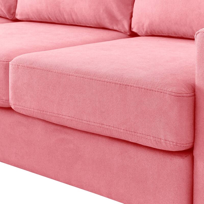 Convertible Sectional Sofa L Shaped Upholstered Sofa Couch with Storage