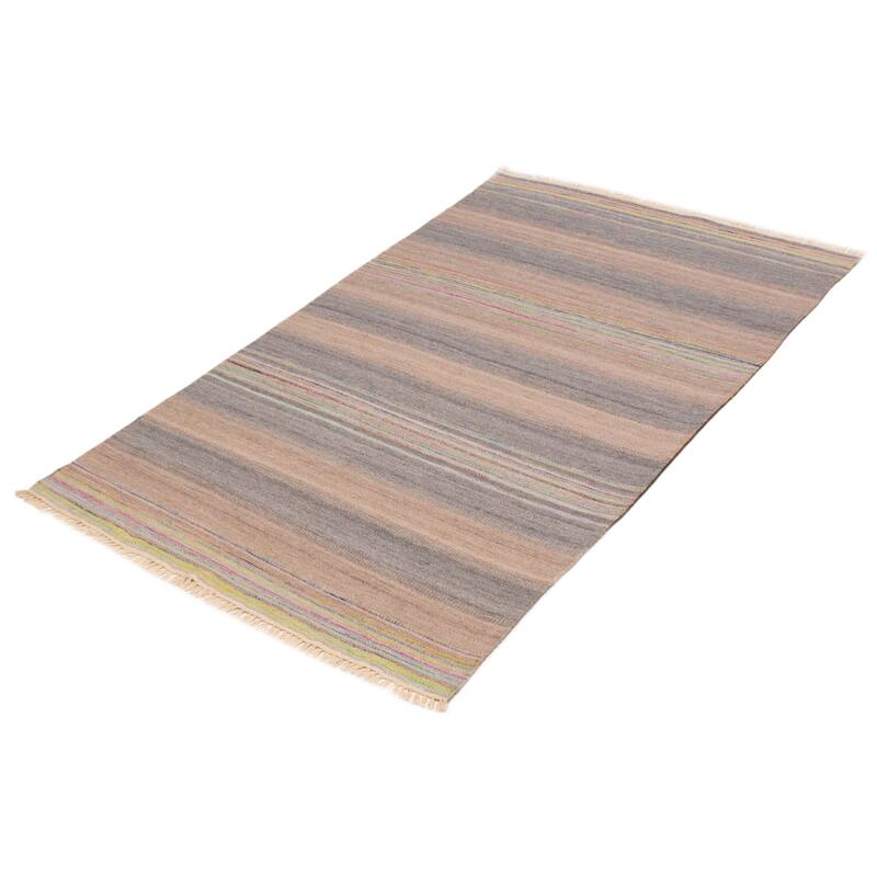 Boho Grey Kilim 5'1" x 8'3" - 5'1 x 8'3