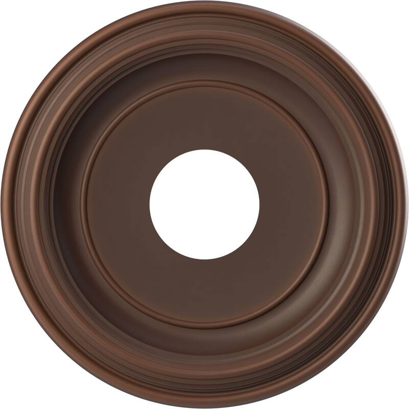 3 1/2" Inside Diameter - Traditional Thermoformed PVC Ceiling Medallion
