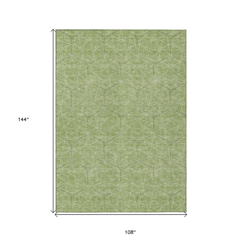 HomeRoots Geometric Transitional Rectangle Outdoor Rug