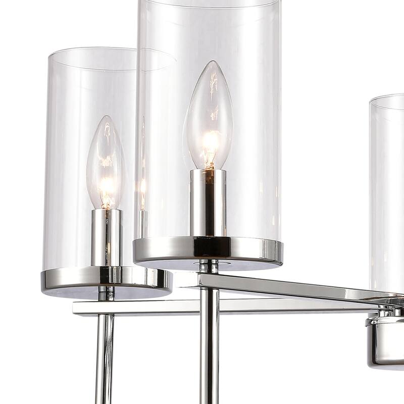 Oakland 19-inch Wide 3-Light Chandelier in Chrome
