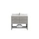 preview thumbnail 75 of 128, Willow Collections 42 x 22 Parker Single Bowl Sink Bathroom Vanity with 2 in Quartz 2" Calacatta Nuvo - Elephant Skin Gray
