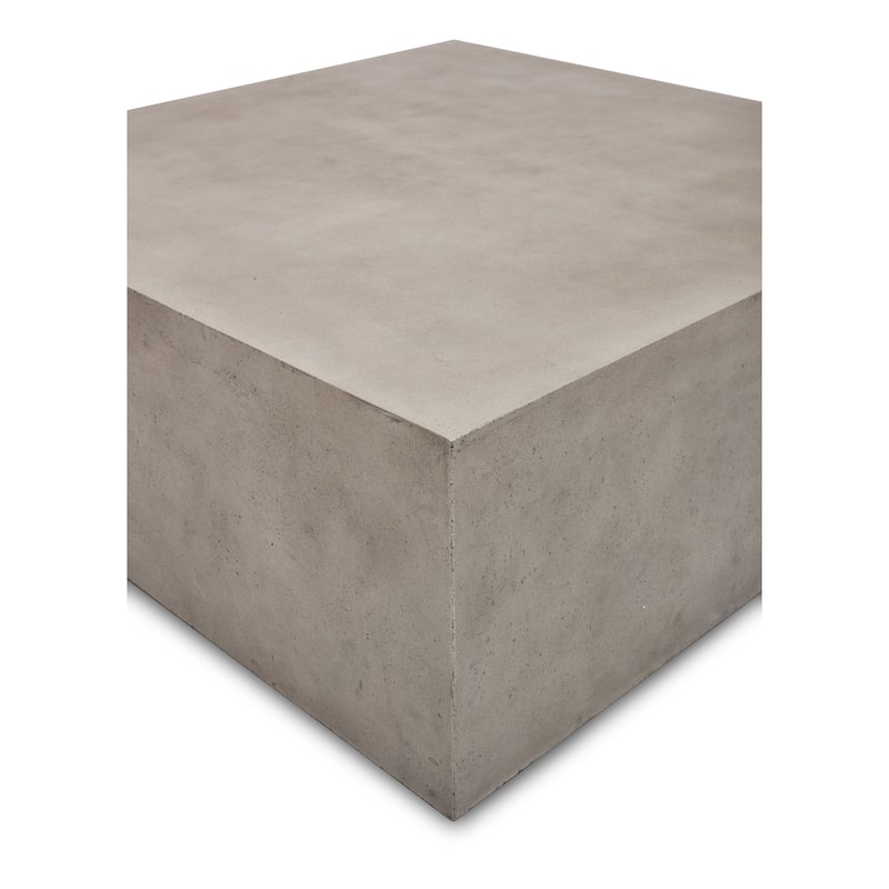 Urbia Bloc 40" Square Concrete Coffee Table