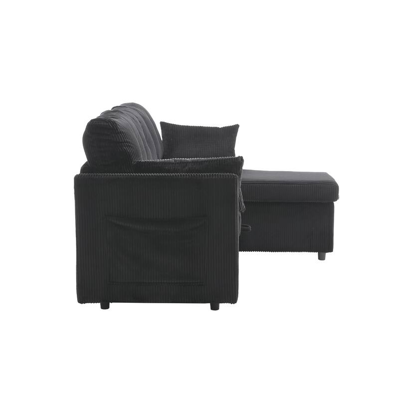 Modular Sectional Sofa L Shaped Modular Couch with Reversible Chaise