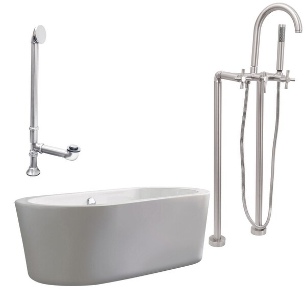 Giagni Lv2 C Ventura 67 Free Standing Soaking Tub Package