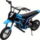 preview thumbnail 1 of 3, 24V Electric Dirt Bike, 350W, Top Speed ​​14.29 MPH, 2 Speed ​​Modes, Max Weight 135 lbs, Blue Blue