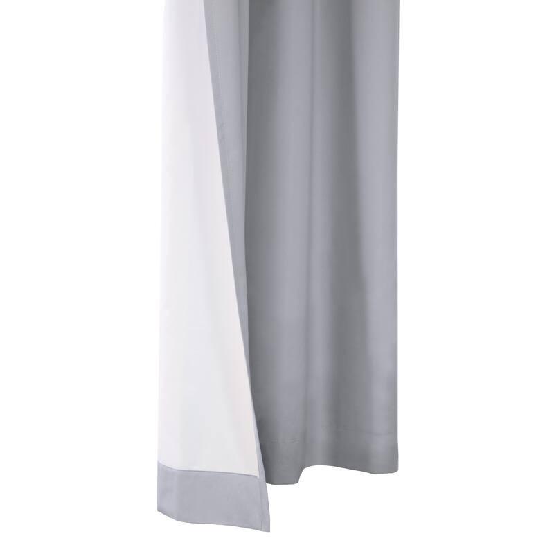 ThermaLogic Prescott Insulated Room Darkening Solid Curtain Panel Pair