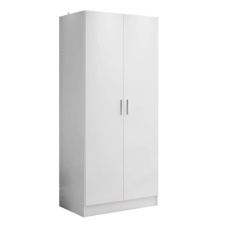 Madesa 2 Door Storage Cabinet with Ample Shelf Space 31"L Utility Armoire Closet Entryway and Bedroom Organization Unit