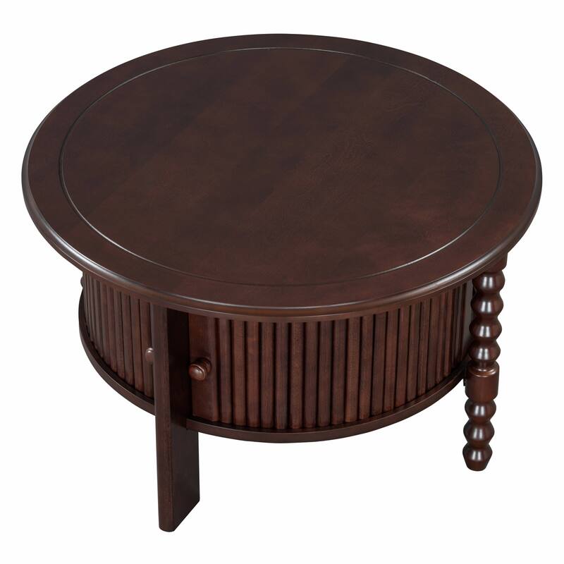 Accent Table with Storage,for Small Spaces