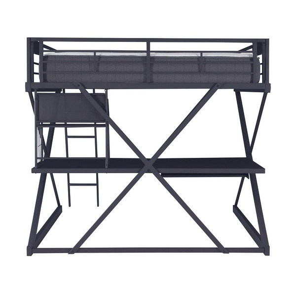 Z Bedroom Full Size Study Loft Bunkbed Bed Bath Beyond 13555016