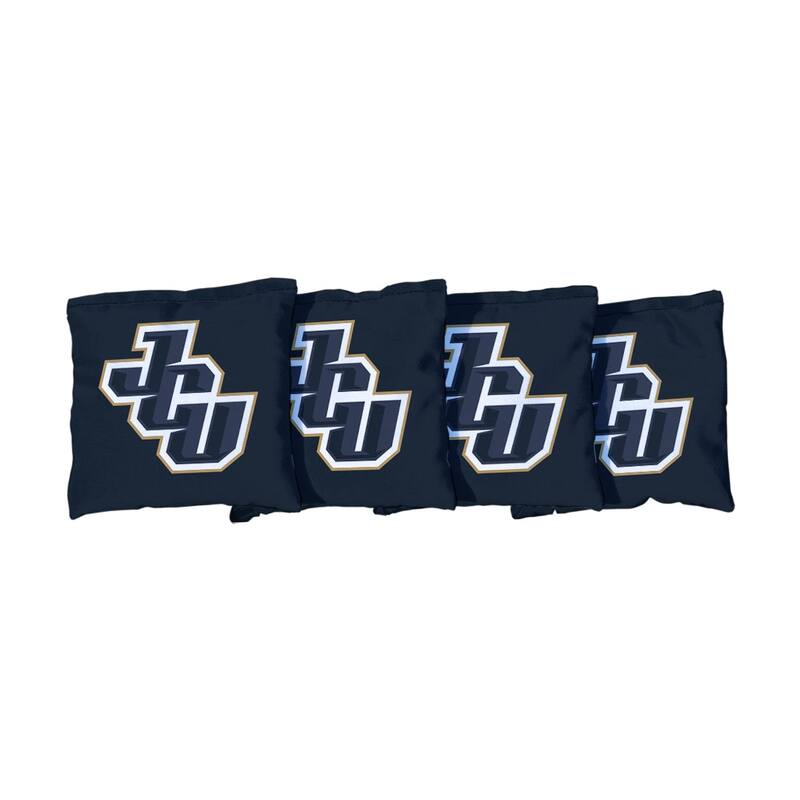 John Carroll Blue Streaks Blue Cornhole Bags - All-Weather Resin Filled