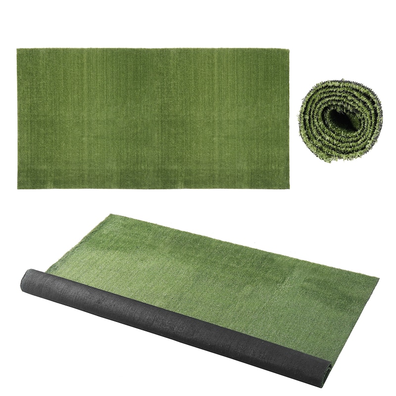 Green Haven Artificial Turf: UV-Protected, Multi-Size Outdoor Grass