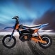 preview thumbnail 3 of 5, 24V 7Ah Electric Motocross Bike, 13.6mph - Blue
