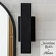 preview thumbnail 4 of 5, Hunter + Jasmine Roth Canoga 13" Integrated LED Wall Sconce - Hallway, Bedroom, Bathroom - Modern, Contemporary