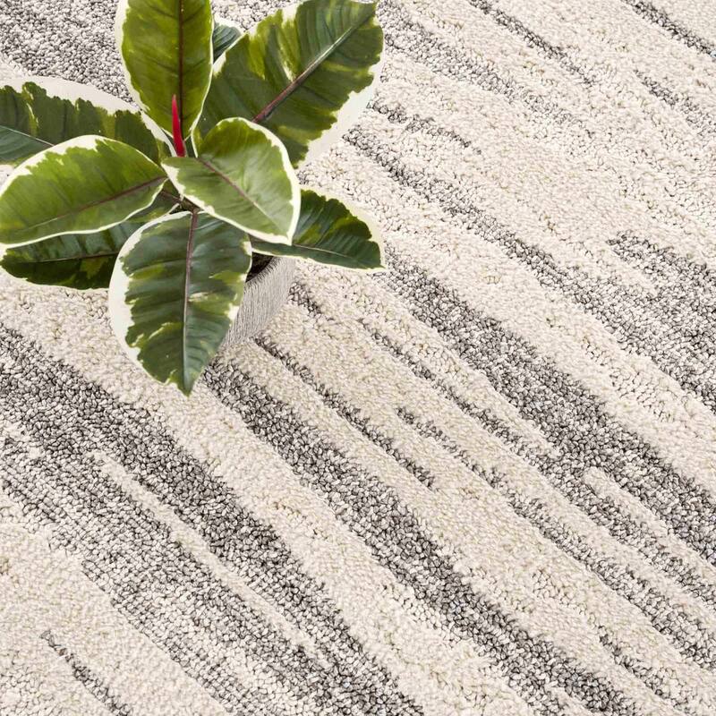 Hauteloom Munich Modern Farmhouse Bohemian Neutral Area Rug
