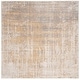 preview thumbnail 50 of 90, SAFAVIEH Adirondack Lida Modern Abstract Distressed Rug 10' Square - Creme/Gold - Square