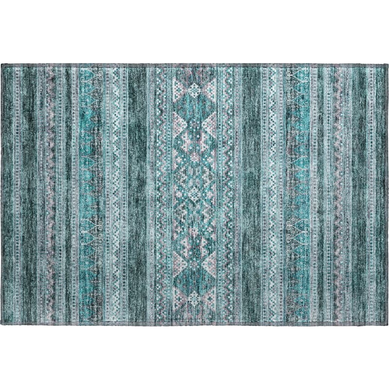Premium Washable Super Soft Boho Stripe Mayfield Rug