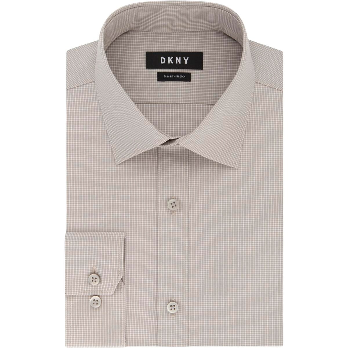 dkny slim fit stretch shirt
