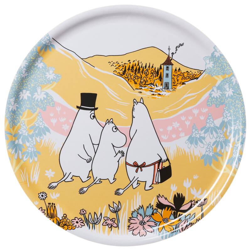 Moomin Tray 13.8in Family Time