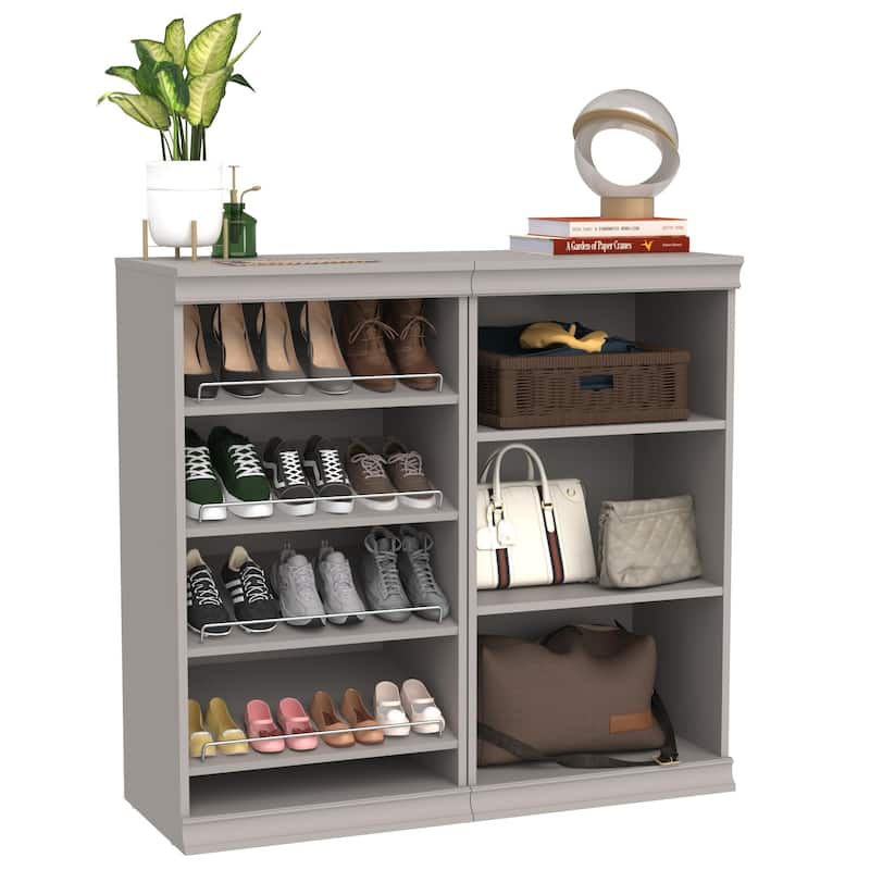 ClosetMaid Modular Storage 21.38-inch W 7-Shelf Wood Closet System with Shoe Storage