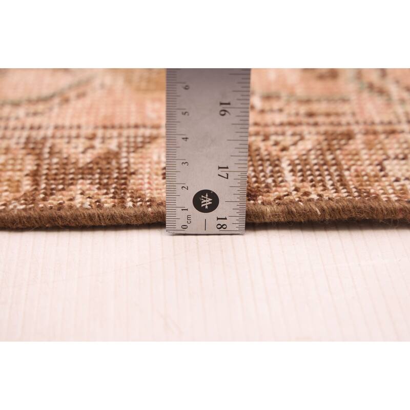 ECARPETGALLERY Hand-knotted Antalya Vintage Copper Wool Rug - 9'8 x 12'10