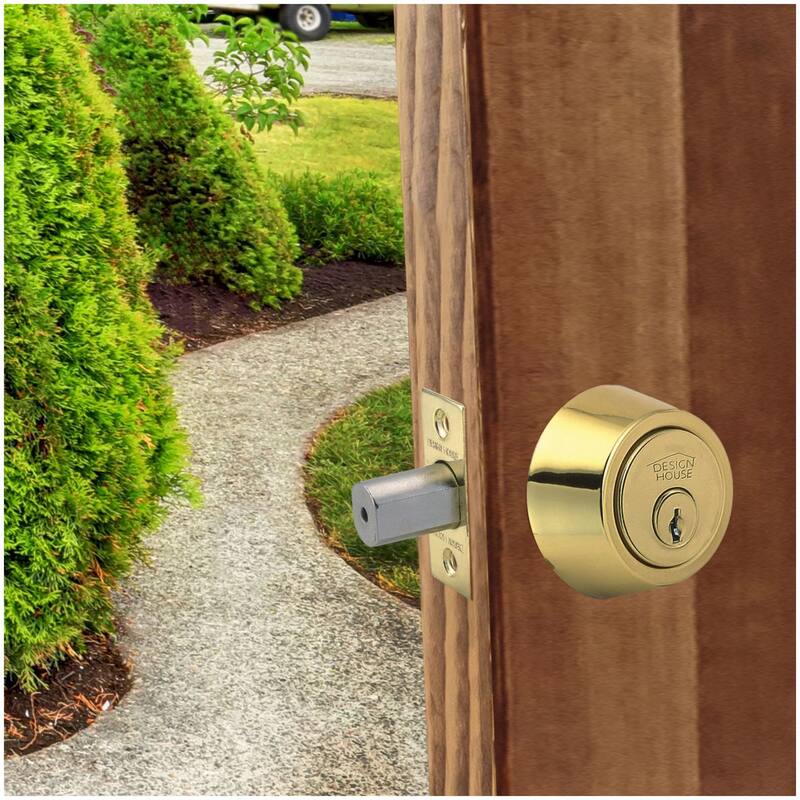 Design House 786103 Replacement Pro Deadbolt Latch with Adjustable