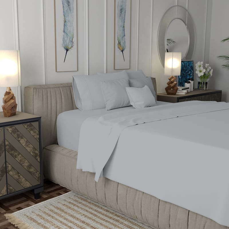Ultra-Soft & Silky 800TC Premium-Quality Supima Cotton Sheet Set