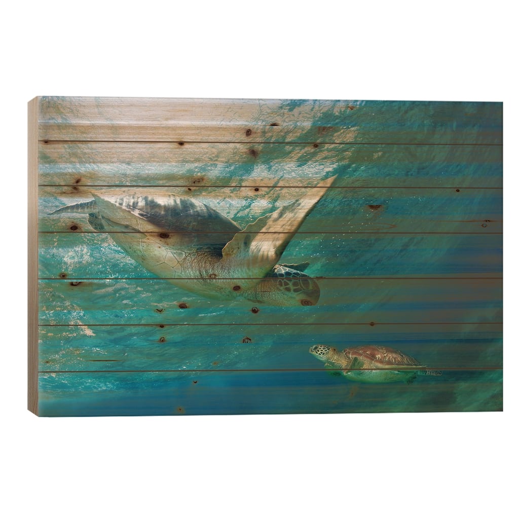 Contact Print On Wood by Andrey Narchuk - Multi-Color