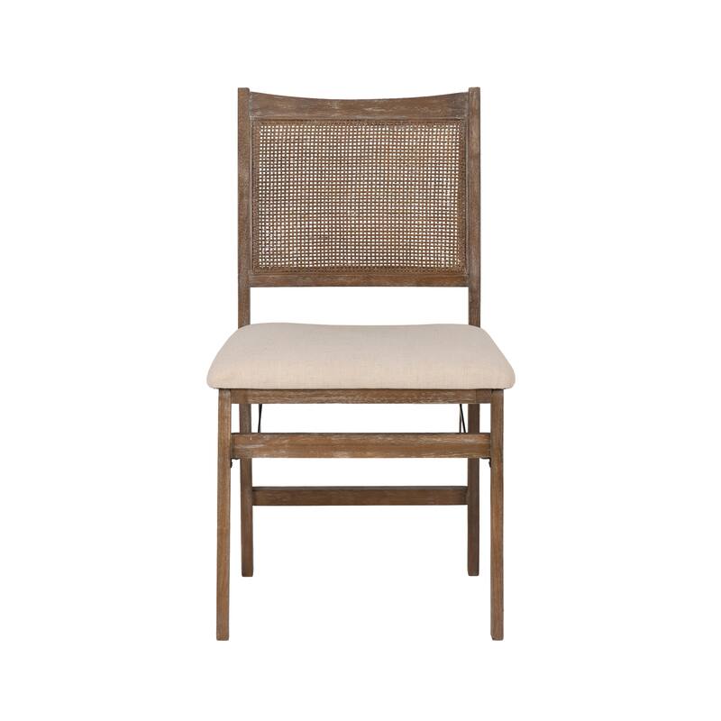Beulah Rattan Folding Dining Chair