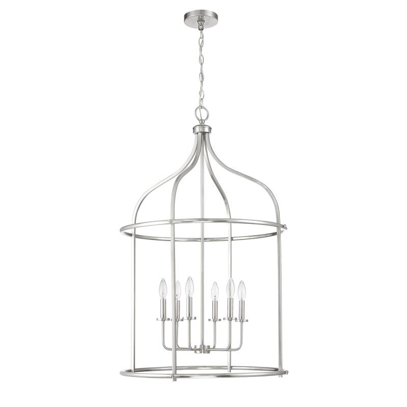 Savoy House 3-7388-6 Brookstone 6 Light 26" Wide Taper Candle Pendant
