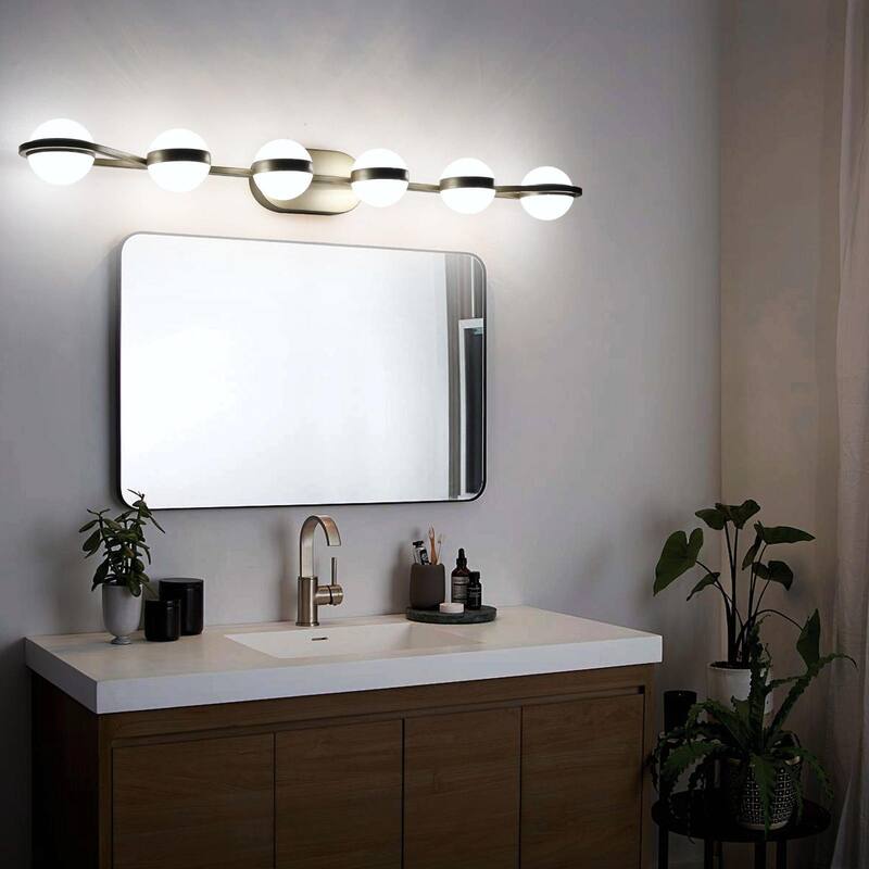 Vanity Lights With 4/5/6 LED Bulbs For Bathroom Lighting