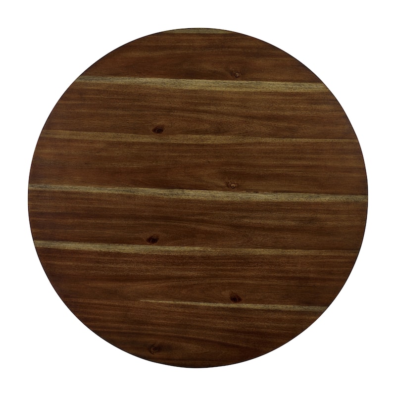 Dohl Transitional Walnut 5-Piece Dining Table Set by Furniture of America