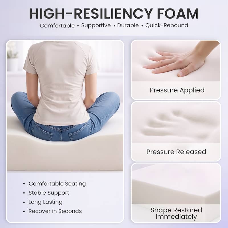 Crestlive Products Outdoor Adirondack Chair Cushion Patio Chair Pad