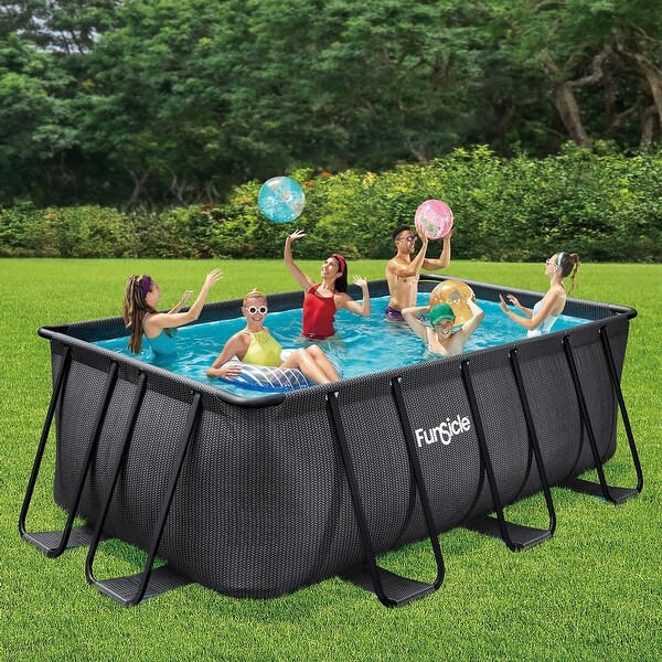 Funsicle: Oasis Designer 13ft Above Ground Lap Pool - Bed