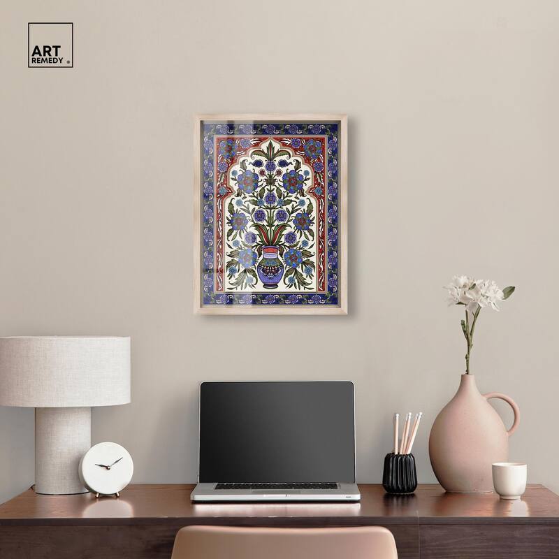Royal Vase Bloom Shadowbox by Art Remedy