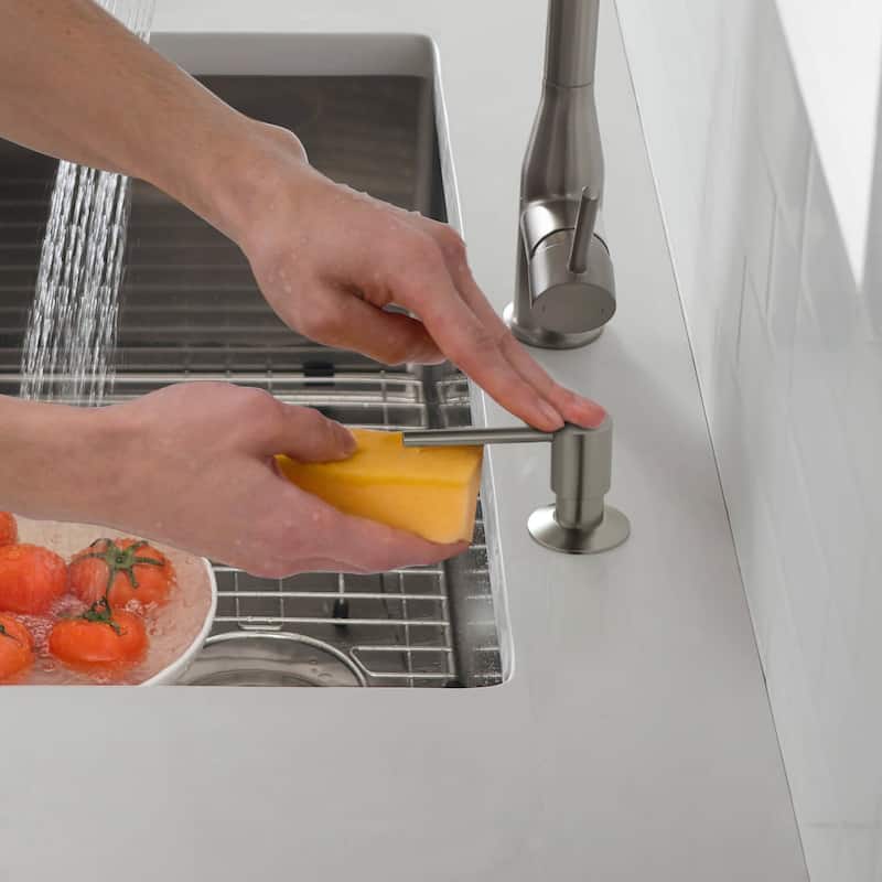 Kitchen Lead Free Solid Brass Construction Soap Dispenser
