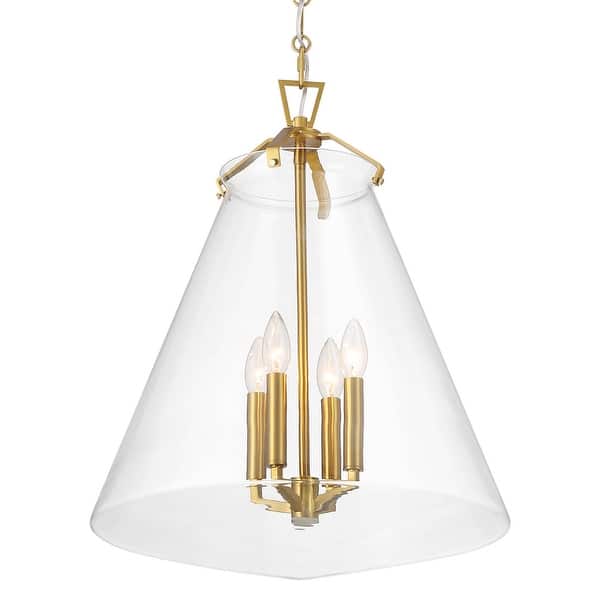 slide 2 of 11, Crystorama Lighting Group VSS-7018 Voss 4 Light 18" Wide Taper Candle Luxe Gold