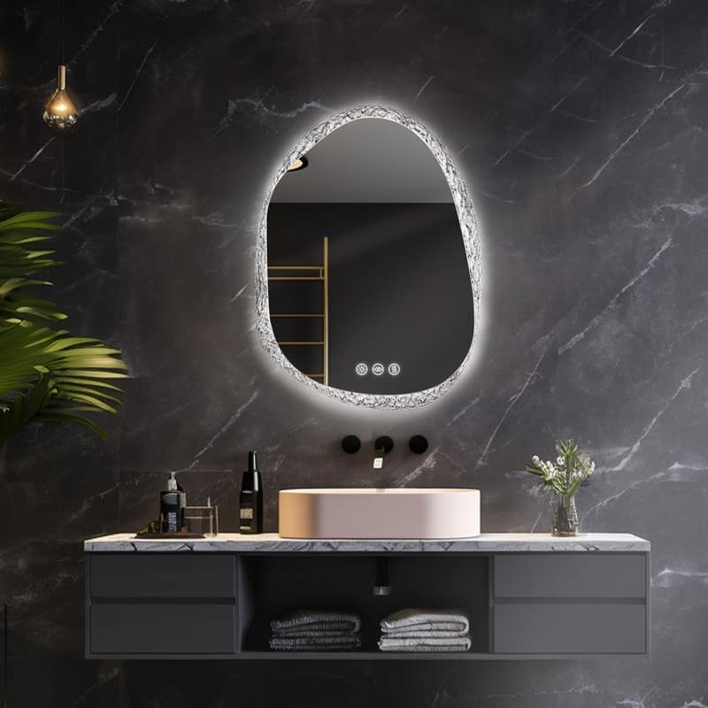 28 x 35 Inch LED Bathroom Vanity Mirror with Lights for Wall, Anti Fog Mirror for Bathroom, 3 Colors and Dimmable Light - 20"X28"