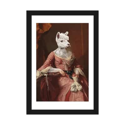 iCanvas "Lady AIpaca" by Jonas Loose
