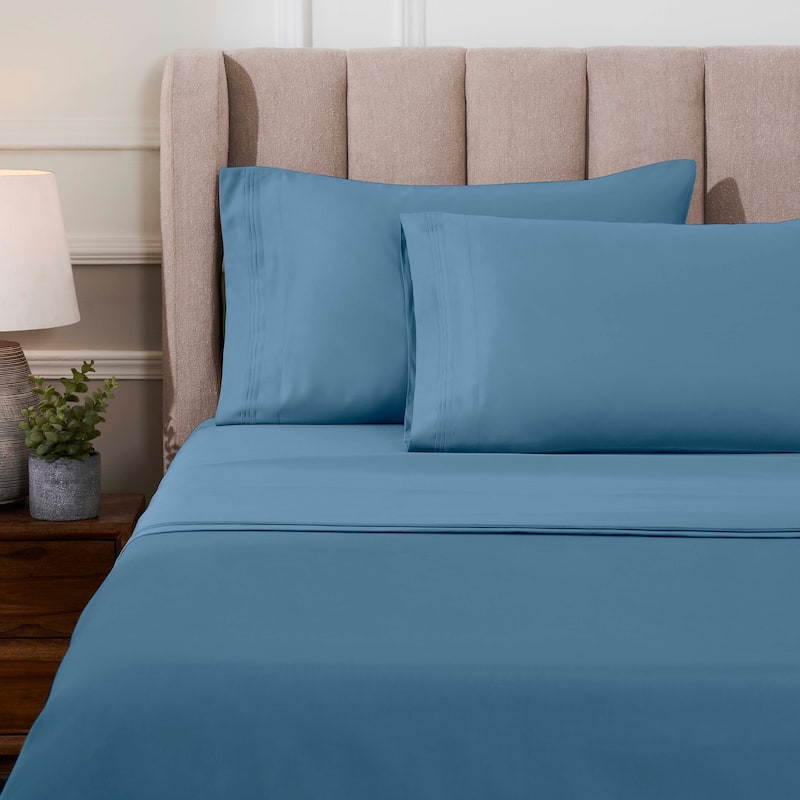 Superior Egyptian Cotton 1000 Thread Count Deep Pocket Solid Sheet Set