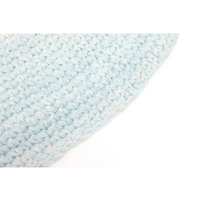 ECARPETGALLERY Braid weave Sienna Ivory Wool Rug - 4'0 x 4'0