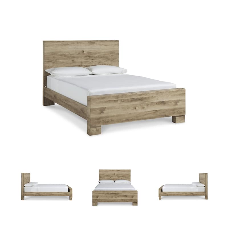 Signature Design by Ashley Hyanna Tan Brown Panel Bed