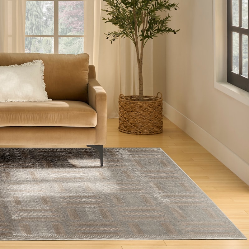 Nourison Nordic Indoor only Abstract Area Rug