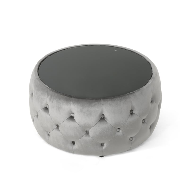 Tufted Upholstery Ottoman Bench