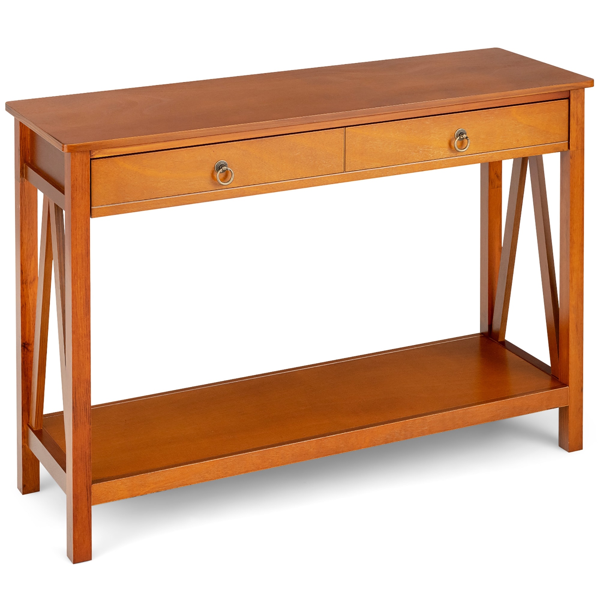 Costway accent console table modern sofa entryway hallway hall furniture sale